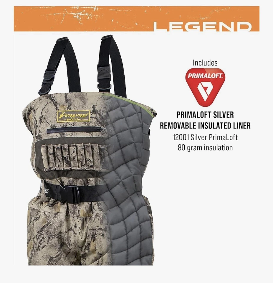 Охотничьи болотные сапоги Frogg Toggs Legend 2-n-1 на молнии Primaloft Liner размер 8 - Изображение 3 из 4