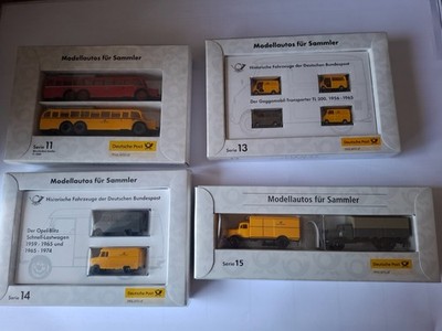 Brekina Konvolut Deutsche Post /Bundespost ,Serie 11 ,13,14,15 .-10-Modelle