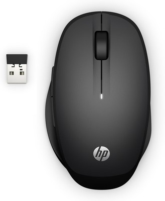 HP Inc. 6CR71AA#ABB HP Maus 300 Dual Mode Kabellos BT/USB-A Schwarz