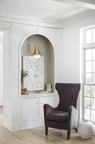 Hinkley Lighting 39057 Oliver 1 Light 9"W Mini Pendant - Brass - Picture 7 of 7