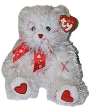 Ty Punkies ITTY BITTY KISS Covered in Hugs & Kisses Bear 8.5" MWCT Stuffed Toy