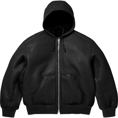 Supreme x Schott Shearling Hooded Work Jacket 3colors FW25 | eBay