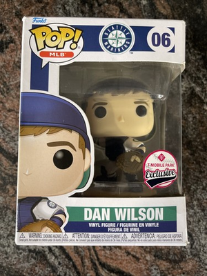 #ad Funko Pop MLB Seattle Mariners T Mobile Park Exclusive quot;Dan Wilsonquot; Vinyl Figure $16.00