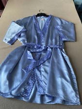 Vtg. Adonna Peignorir Set Dz. L Lavender B1-34