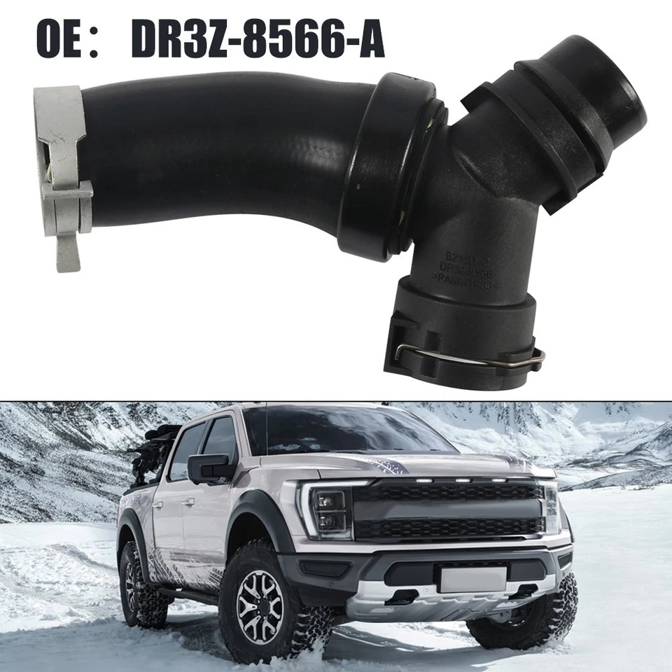 Coolant T-Connector Hose For Ford F150 For Mustang 5.0L V8 2011-2023 DR3Z8566B - Image 3 of 4