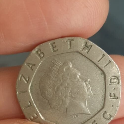 2005 Queen Elizabeth II DG-REG-FD 20Twenty Pence Coin IRB Rare UK