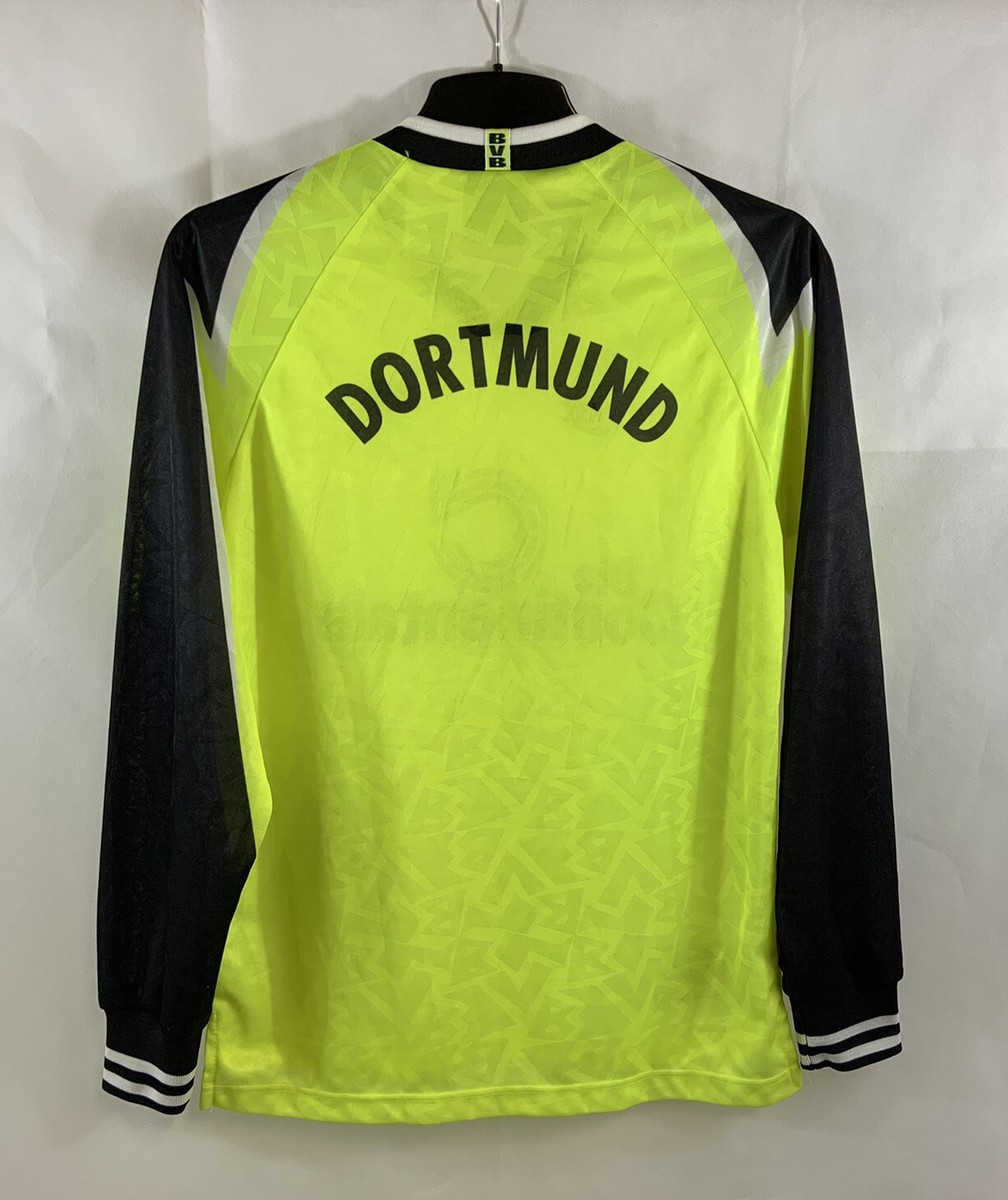 Borussia Dortmund L/S Home Football Shirt 1995/96 Adults