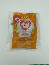New/Sealed Vintage Ty Teenie Beanie Baby Bongo 2 McDonald  s Retired w/ Errors