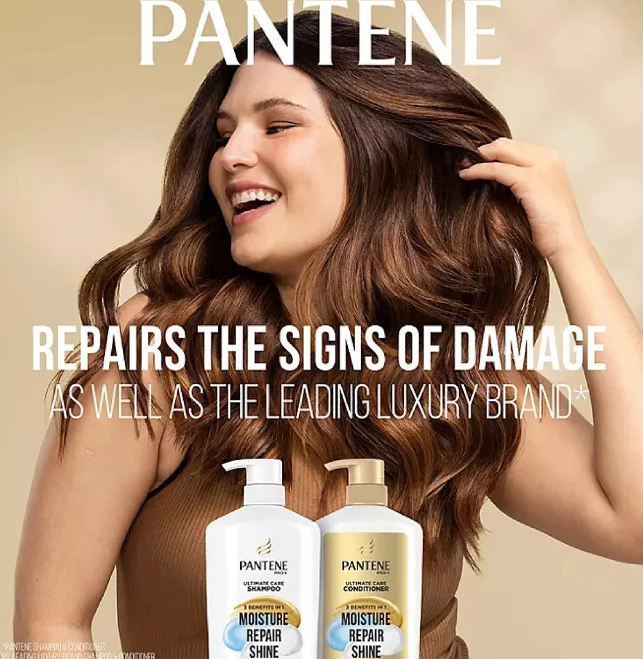 Acondicionador 3 en 1 Pantene Pro-V Ultimate Care, 38,2 fl. oz. Foto 2 de 4