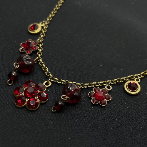 Halskette Michal NEGRIN Kristalle Blumen alte Sammlung Made in Israel - Bild 43 von 76