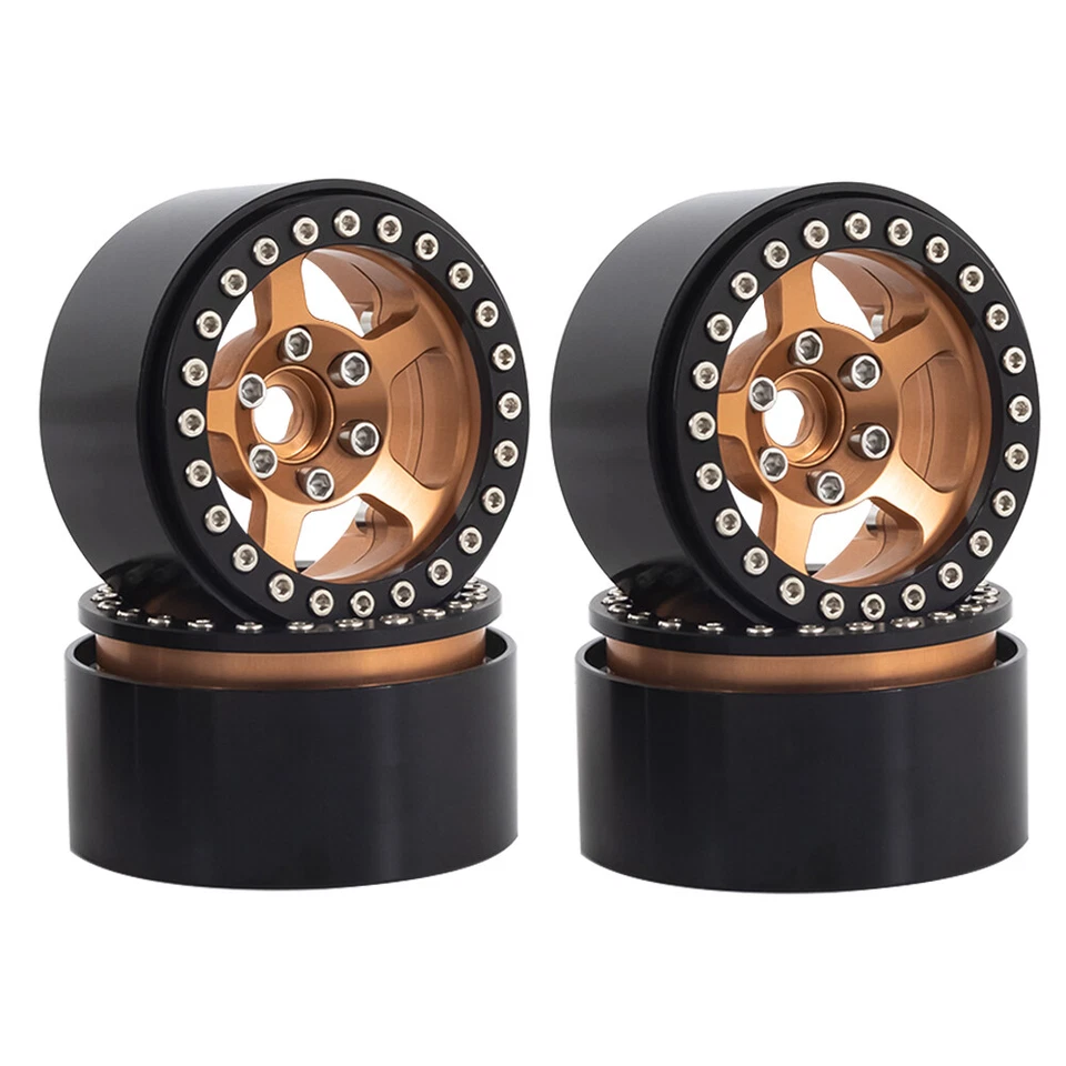1.9" CNC Metal Beadlock Wheel Hub for 1/10 RC Crawler Car Axial SCX10 TRX4 Capra - Image 4 of 4