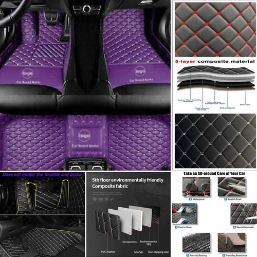 For Porsche Panamera 2010-2025 Car Floor Mats Custom All Weather PU Cargo Liners - Picture 13 of 40