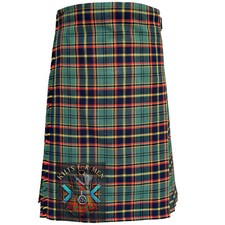 County Antrim Tartan Kilt for Men  Scottish Traditional District Highland Kilt