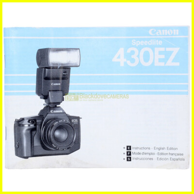 Canon Speedlite 430EZ Bedienungsanleitung. Flash Benutzerhandbuch - Englisch F S