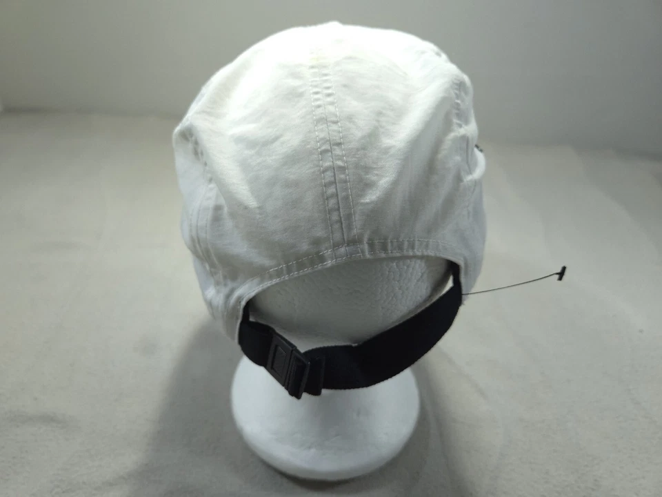 Oakley Hat Cap Mens Five 5 Panel White Adjustable Big Logo Custom Fit Mark II - Image 4 of 4