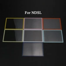 Upper Lower LCD Screen Lens Plastic Cover Replace For Nintendo DS Lite DSL NDSL