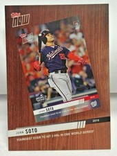 Juan Soto 2020 Topps Series 2 Best of Topps Now insert #BTN-1 SP - NATIONALS