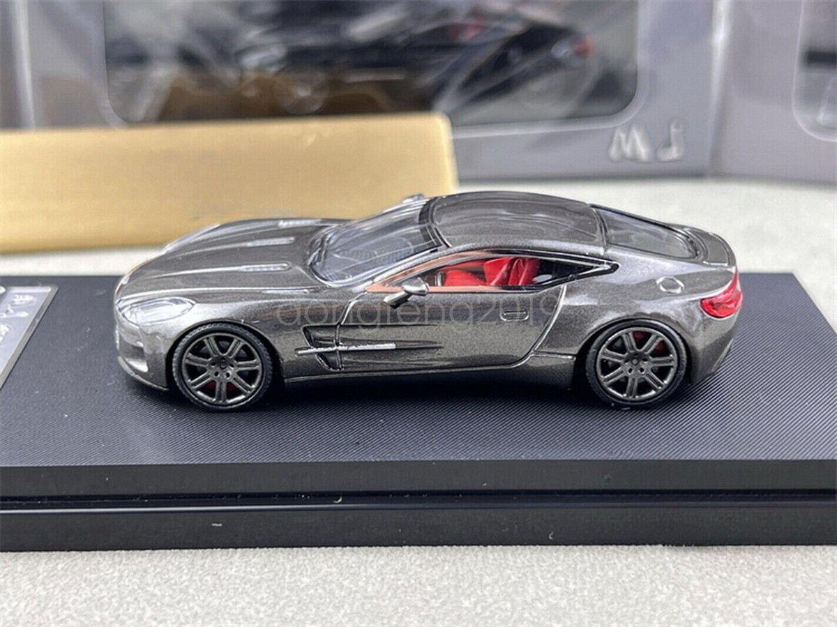 801-329 アストンマーチン 1/64 ONE 77 Grey 1/64 Kyosho ASTON MARTIN ONE-77 BLUE GRAY diecast car model