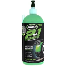 Slime 2-in-1 Tire & Tube Premium Sealant Prevents & Repairs, 32 oz
