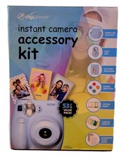 Digipower Instant Camera Accessory Kit, Baby Blue Case  More, New