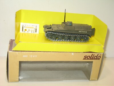Char Militaire AMX 13 Solido – échelle 1/50, Avec Accessoires