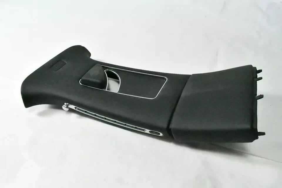 06-12 Bentley Continental Flying Spur Front Left Side B Pillar Trim Black OEM