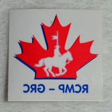 Canada Royal Canadian Mounted Police RCMP GRC Red Leaf Fake Temporary Tattoo