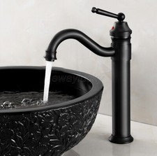 Oil Rubbed Bronze Bathroom Faucet Deck Mount Single Handle Vessel Sink Mixer Tap