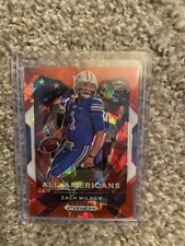 Zach Wilson 2021 Panini Prizm All-American Red Cracked Ice Rookie RC