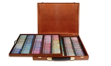 Mungyo Gallery MPA-200W Artist's Extra Fine Soft Pastels Wood Box 200 Colors