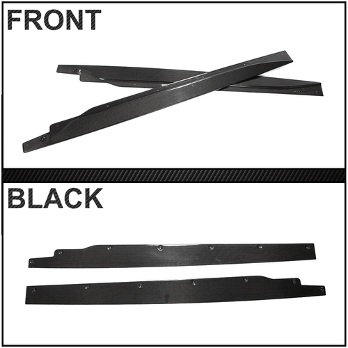 2 uds faldones laterales de carbono accesorios alerón faldones laterales se adapta a BMW i3 2014-2020 - Imagen 11 de 13