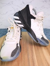 Adidas D.O.N Issue 2 Low Mens Basketball Shoes White Black FU7384 Sz 5.5 Pics