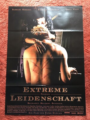 Extreme Leidenschaft Kinoplakat Poster A1, Barbara Hershey, Passion