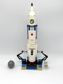 Vintage Lego System Countdown Corner 6454 w/ Manual NEAR COMPLETE Space Read!!