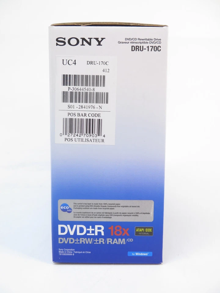 Sony DRU-170C 18x XDVD/RW/R/CD Rewritable Drive Windows Vista, 7, 8, 10, 11 - Image 2 of 4