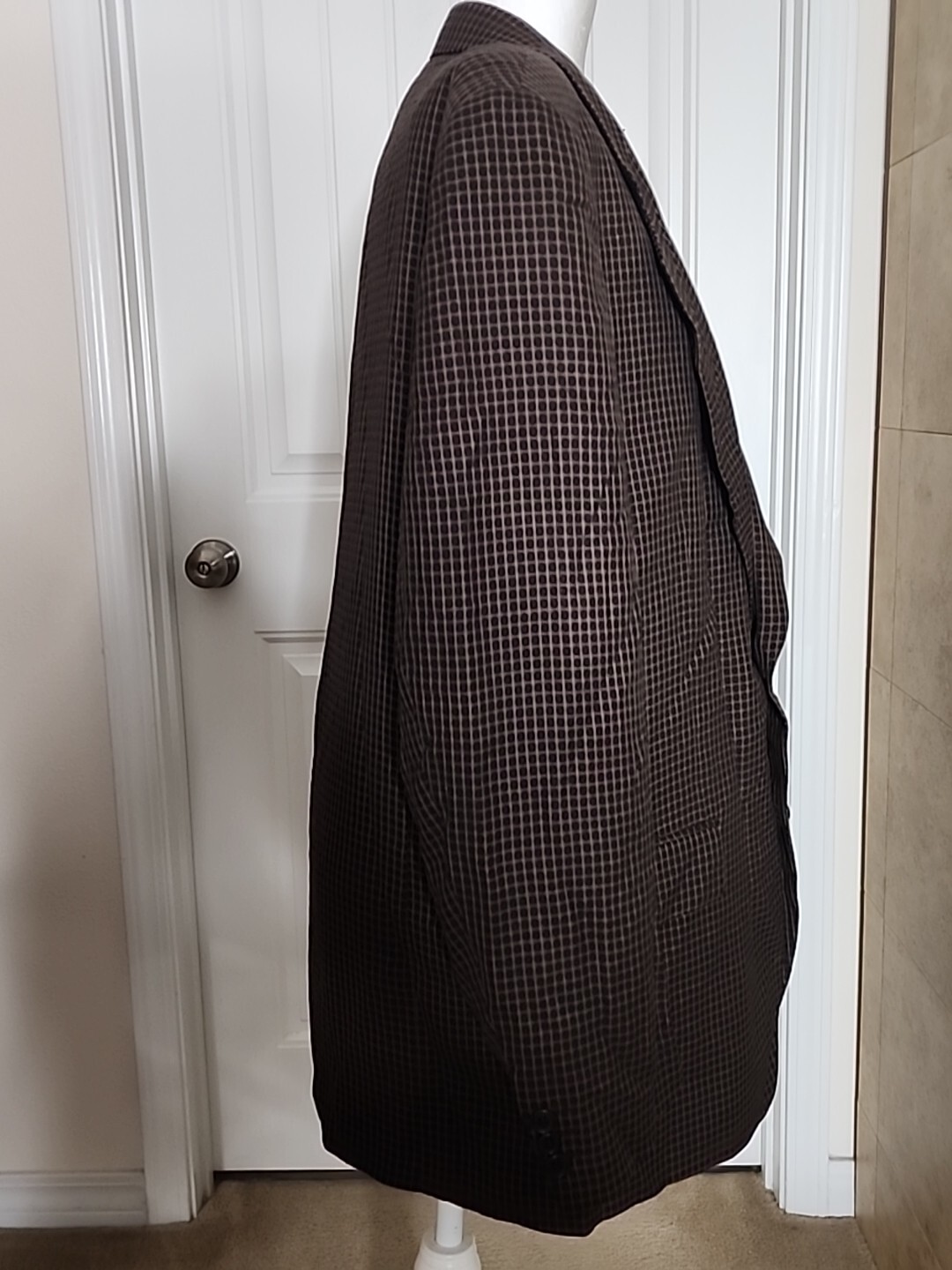 Example Missoni  Men's Two Button Brown Checkered… - image 4