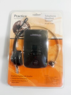 Practica by Plantronics Model A 100 Telephone Headset System