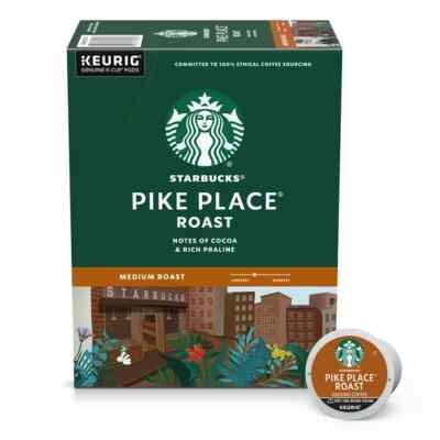 32 Starbucks Pike Place K-Cups Keurig Coffee  Exp March 2026 Or After