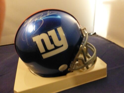 Tiki Barber Signed Mini  Giants Helmet with and COA  - Picture 1 of 5