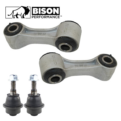 Bison Performance 4pc Front Sway Bar and Lower Ball Joint Kit For Chevrolet GMC