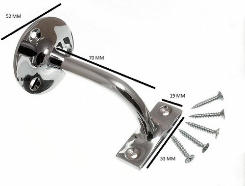 5 Paires De Supports De Tapis D'escalier Baldwin - Laiton Poli - Modèle 0750-030 - Neuf