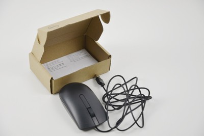 Maus DELL MS116p, Schwarz, USB Kabelgebunden, Windows, macOS, Linux