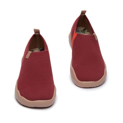 Damen-Slipper Größe 5-11 UIN bequem "Fire Brick Knit Wool Toledo II" - Bild 4 von 9