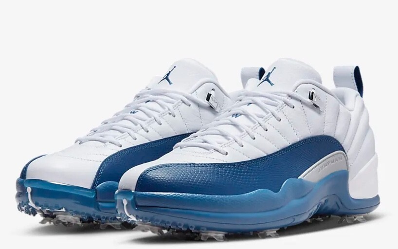 Nike Air Jordan XII 12 Low Golf Shoes French Blue DH4120