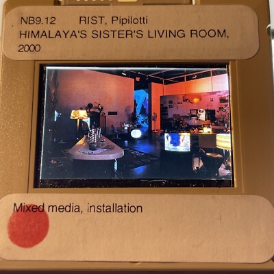 Piplioti Rist  Himalaya s Sister s Living Room  Swiss Modern Art 35mm Slide