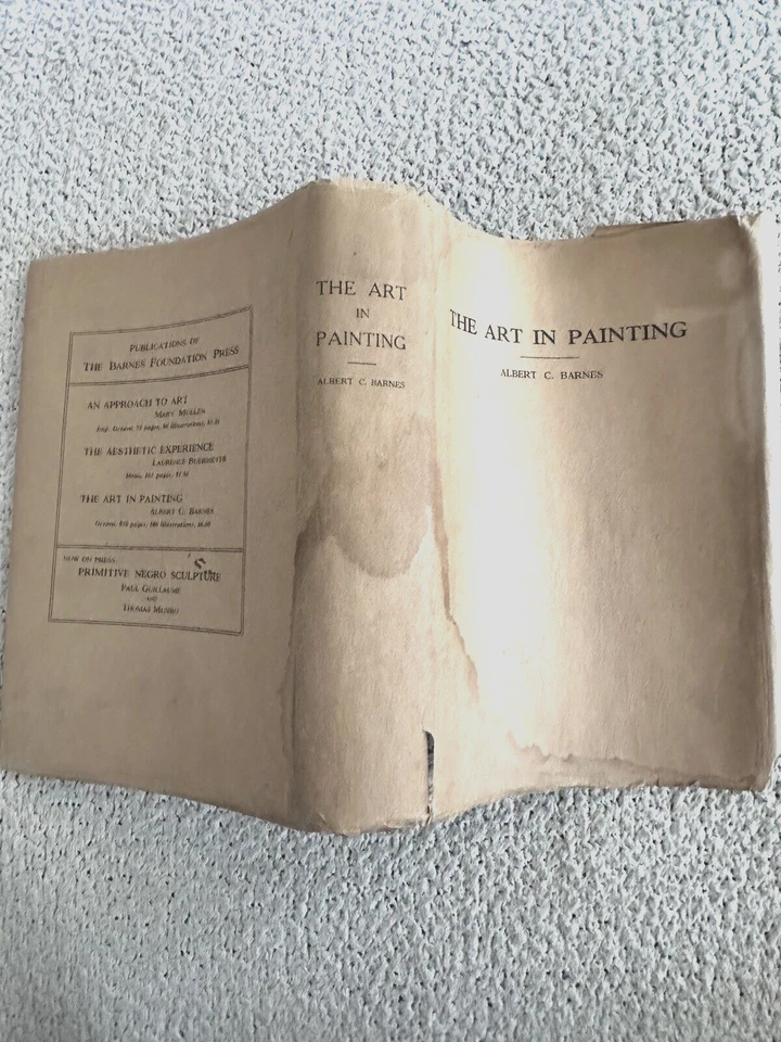 Rare, 1925, 1st Ed./1st Print, The Art of Painting, Albert C. Barnes, DJ, Illust - Image 2 of 4