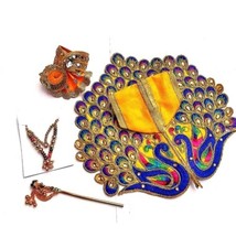 Multicolor, Cotton Laddu Gopal Dress, Size 4, Pack of 1