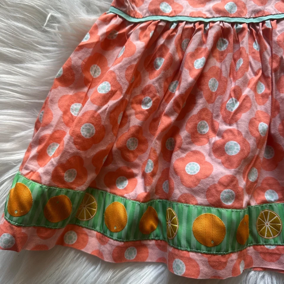 Top halter mandarina naranja Matilda Jane para niñas talla 8 primavera verano casa de campo Foto 3 de 4