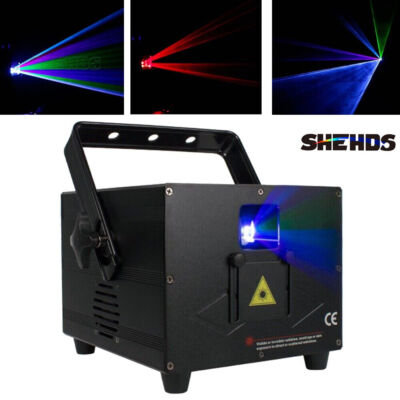 3W 3D Animation RGB Full Color Laser Light Project For DJ Disco Show Bar