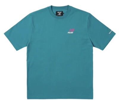 PALACE / Tシャツ/XL/コットン/ORN Palace x New Balance Logo T-Shirt Teal Cotton Tee Size XXL Summer